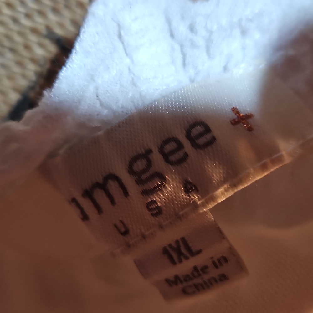 Umgee Boutique White Linen Tank Top Size 1XL - Picture 5 of 6